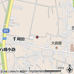 秋田県横手市平鹿町浅舞千刈田147周辺の地図