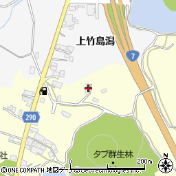 秋田県にかほ市金浦海老谷地周辺の地図