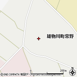 秋田県横手市雄物川町常野（常野）周辺の地図