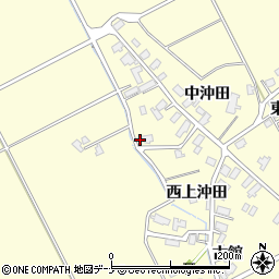 秋田県横手市平鹿町醍醐西上沖田23周辺の地図