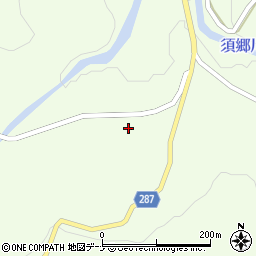 秋田県由利本荘市西沢上屋敷周辺の地図