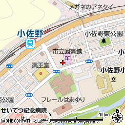北日本銀行小佐野支店周辺の地図