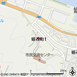 〒026-0003 岩手県釜石市嬉石町の地図