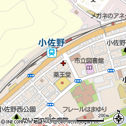 釜石警察署小佐野交番周辺の地図