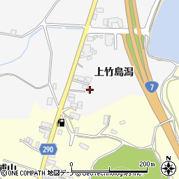 秋田県にかほ市飛上竹島潟30-10周辺の地図