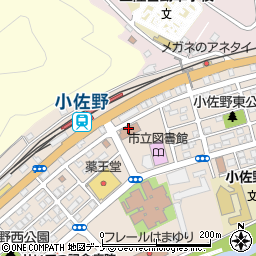 釜石税務署周辺の地図