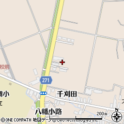 秋田県横手市平鹿町浅舞千刈田170周辺の地図