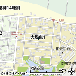 〒024-0054 岩手県北上市大堤東の地図