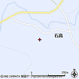 秋田県由利本荘市東由利田代（熊高沢）周辺の地図