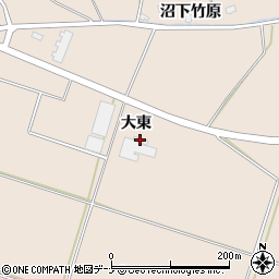 秋田ふるさと農業協同組合平鹿町カントリーエレベーター周辺の地図