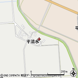 秋田県横手市平鹿町樽見内平清水99周辺の地図