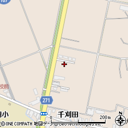 秋田県横手市平鹿町浅舞千刈田167周辺の地図