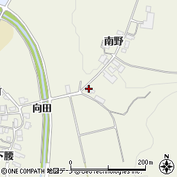 秋田県にかほ市小国南野11周辺の地図