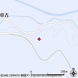 秋田県由利本荘市東由利田代（笹山）周辺の地図