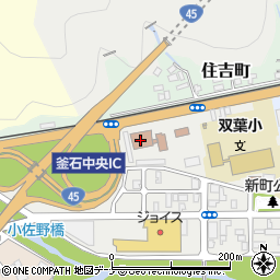 釜石保健所周辺の地図