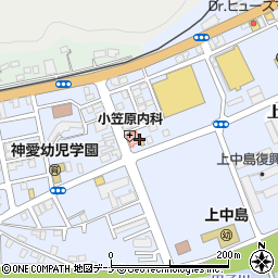 有限会社中田薬局　上中島店周辺の地図
