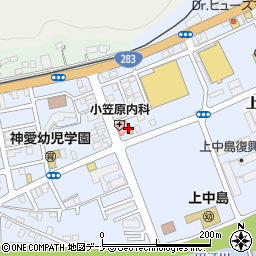 有限会社中田薬局　上中島店周辺の地図