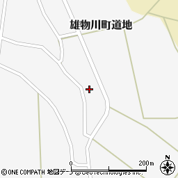 秋田県横手市雄物川町道地家東143周辺の地図