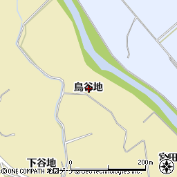 秋田県にかほ市樋目野鳥谷地周辺の地図