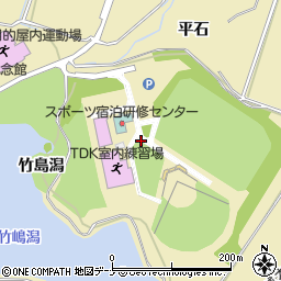 秋田県にかほ市黒川平石周辺の地図