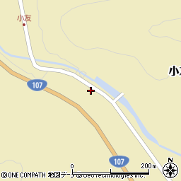 岩手県遠野市小友町１７地割1周辺の地図