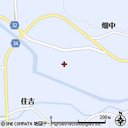 秋田県由利本荘市東由利田代沖田周辺の地図