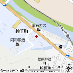 釜石ガス周辺の地図