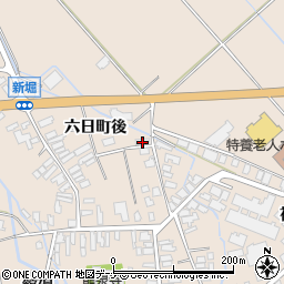 秋田県横手市平鹿町浅舞六日町後106周辺の地図