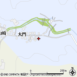 秋田県にかほ市院内大門39周辺の地図