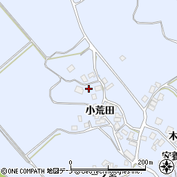秋田県にかほ市田抓小荒田87周辺の地図