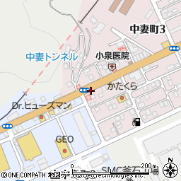 日鉄鉱コンサルタント株式会社　釜石営業所周辺の地図