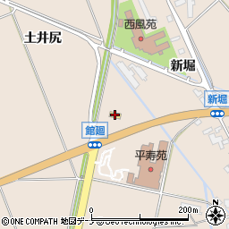 ローソン横手平鹿町浅舞店周辺の地図