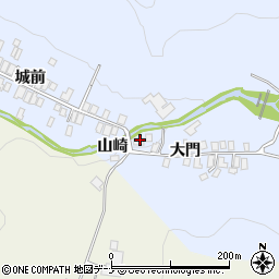 秋田県にかほ市院内大門20周辺の地図