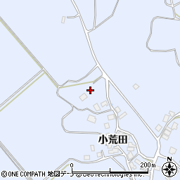秋田県にかほ市田抓小荒田80周辺の地図