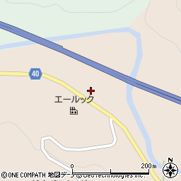 秋田県横手市山内筏（力石）周辺の地図