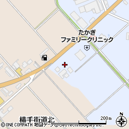 秋田県横手市平鹿町中吉田竹原99周辺の地図