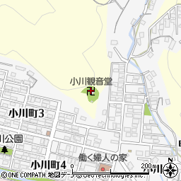 小川観音堂周辺の地図