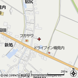 秋田県横手市平鹿町樽見内堀田周辺の地図