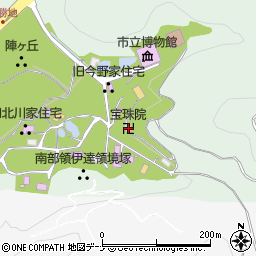 宝珠院周辺の地図