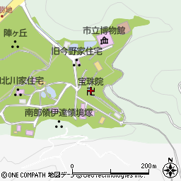 宝珠院周辺の地図