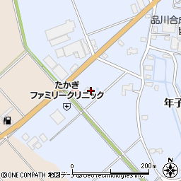 秋田県横手市平鹿町中吉田竹原86-2周辺の地図