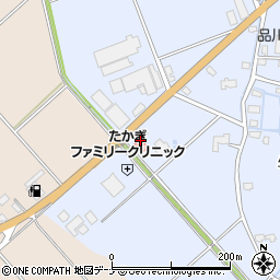秋田県横手市平鹿町中吉田竹原周辺の地図