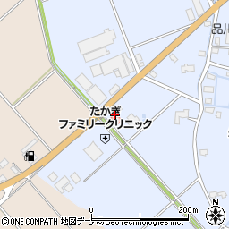 秋田県横手市平鹿町中吉田（竹原）周辺の地図