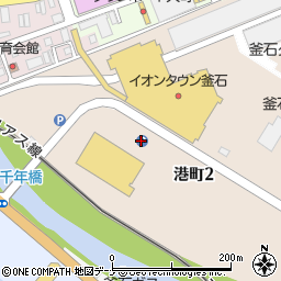 イオンタウン釜石第２駐車場周辺の地図