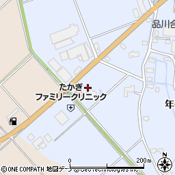 秋田県横手市平鹿町中吉田竹原86-1周辺の地図