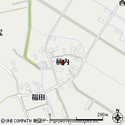 秋田県横手市平鹿町樽見内（柄内）周辺の地図