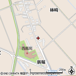 秋田県横手市平鹿町浅舞林崎118周辺の地図