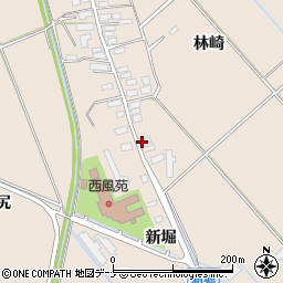 秋田県横手市平鹿町浅舞林崎119周辺の地図