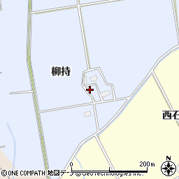 秋田県横手市平鹿町中吉田柳持周辺の地図