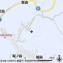 秋田県にかほ市院内〆カケ44-1周辺の地図